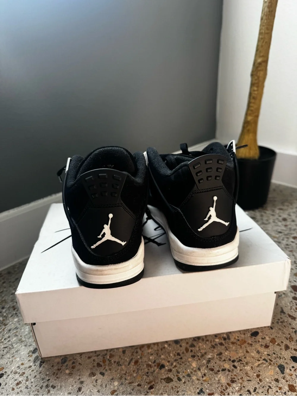Jordan Black and White Men’s Sneakers - Classic Jumpman Style